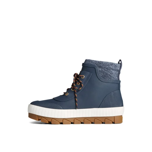 Sperry Torrent Rubber Lace Up Boot Navy New