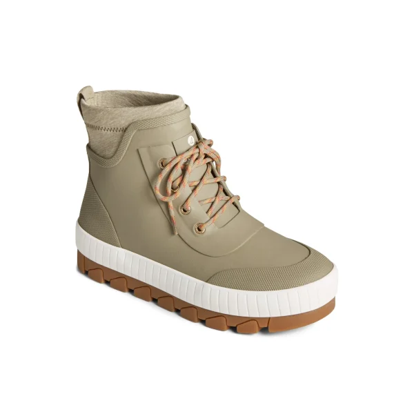 Sperry Torrent Rubber Lace Up Boot Green Best Sale