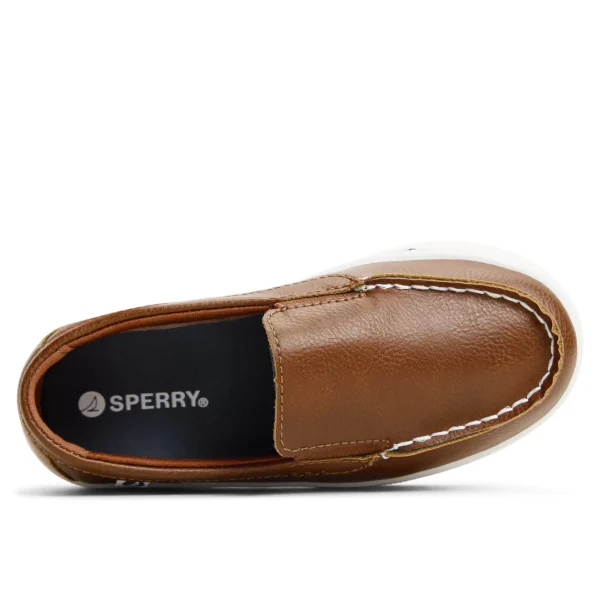 Sperry Tucker Junior Slip On Sneaker Brown Fashion