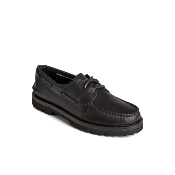 Sperry Unisex Authentic Original  3-Eye Vibram Boat Shoe Black Discount