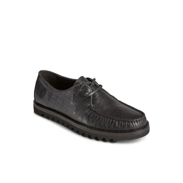 Sperry Unisex Captain's Vibram Oxford Black Shop