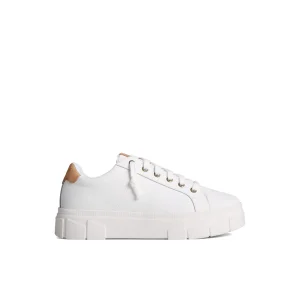 Sperry Winslow Leather Sneaker White Discount