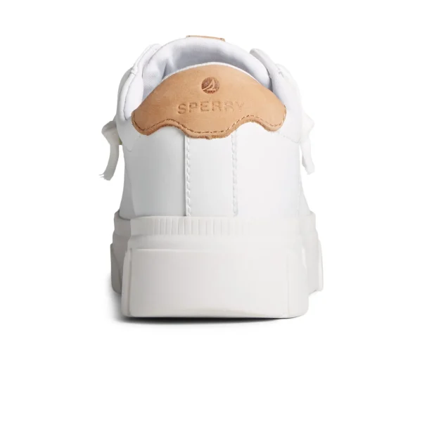 Sperry Winslow Leather Sneaker White Discount